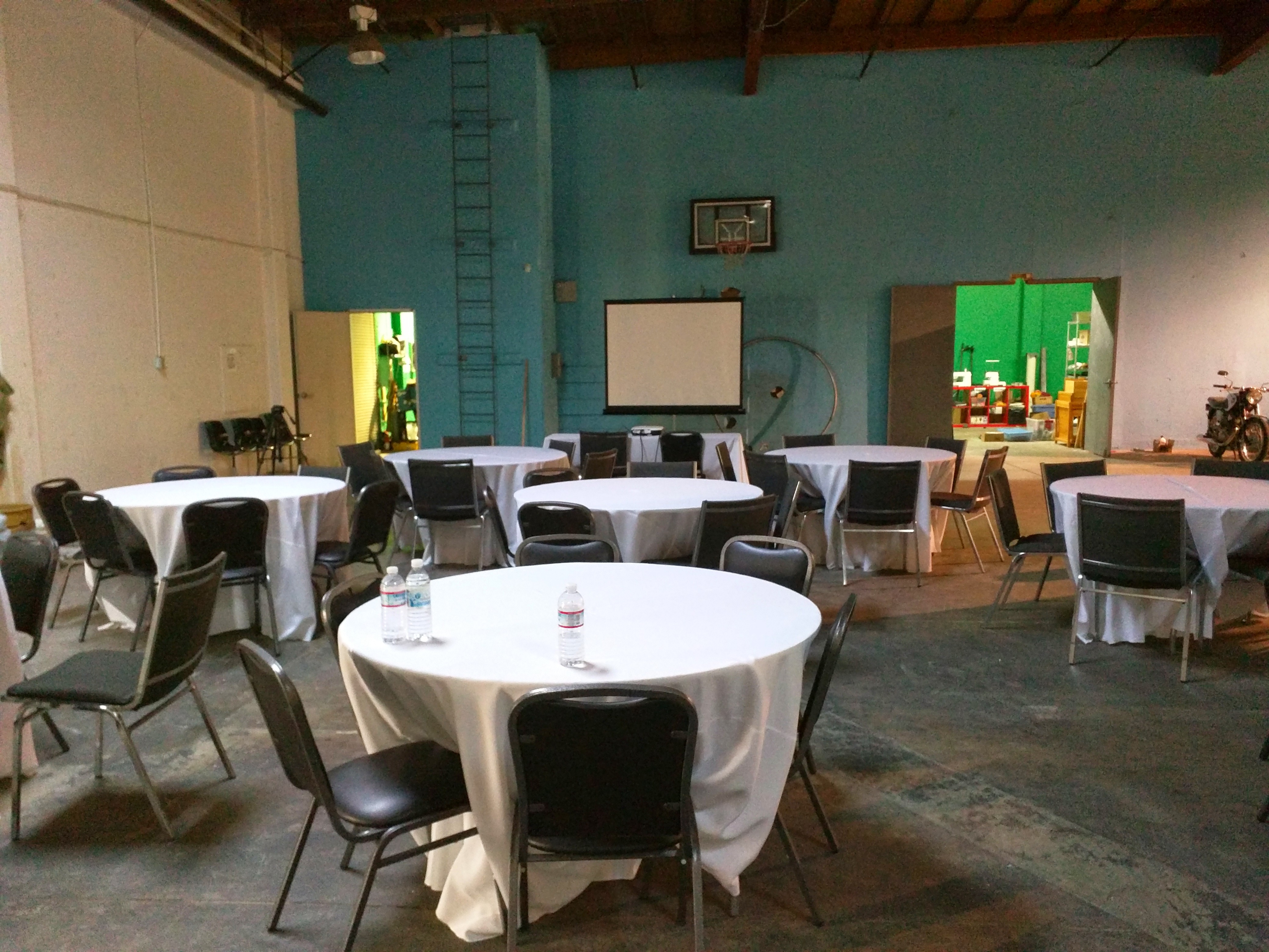 Refactor Camp 2015 venue with round tables