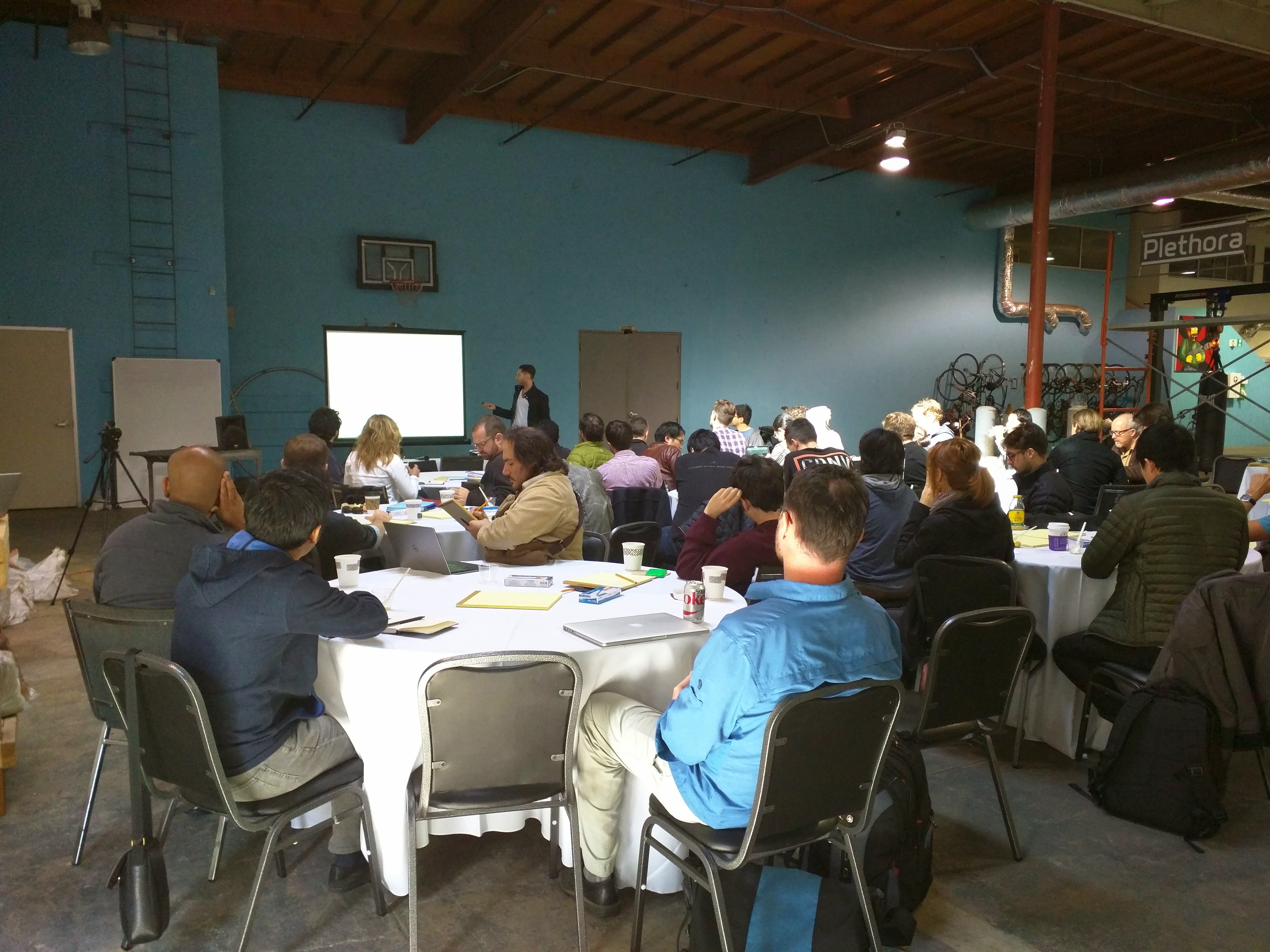 Refactor Camp 2015 session in progress at Plethora