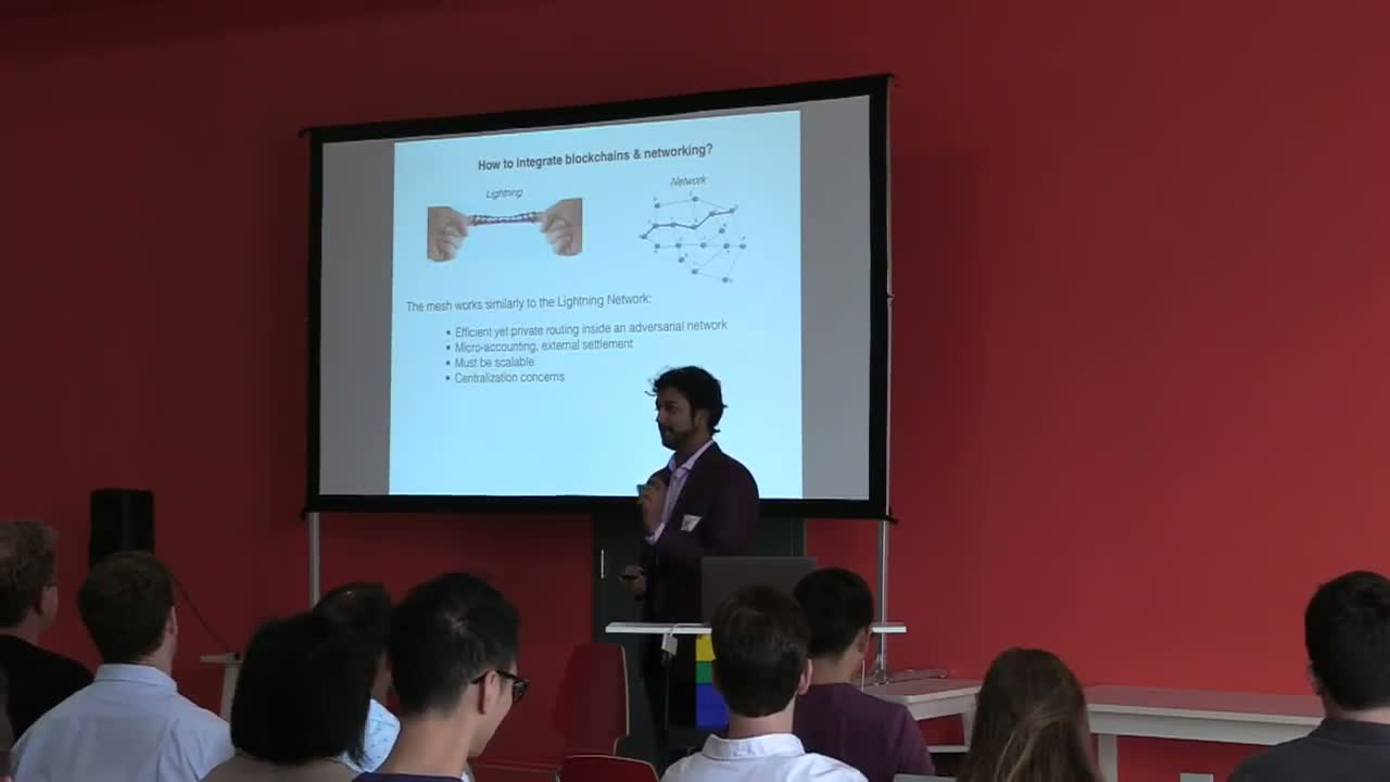 Refactor Camp 2018 Day 2, blockchain networking talk