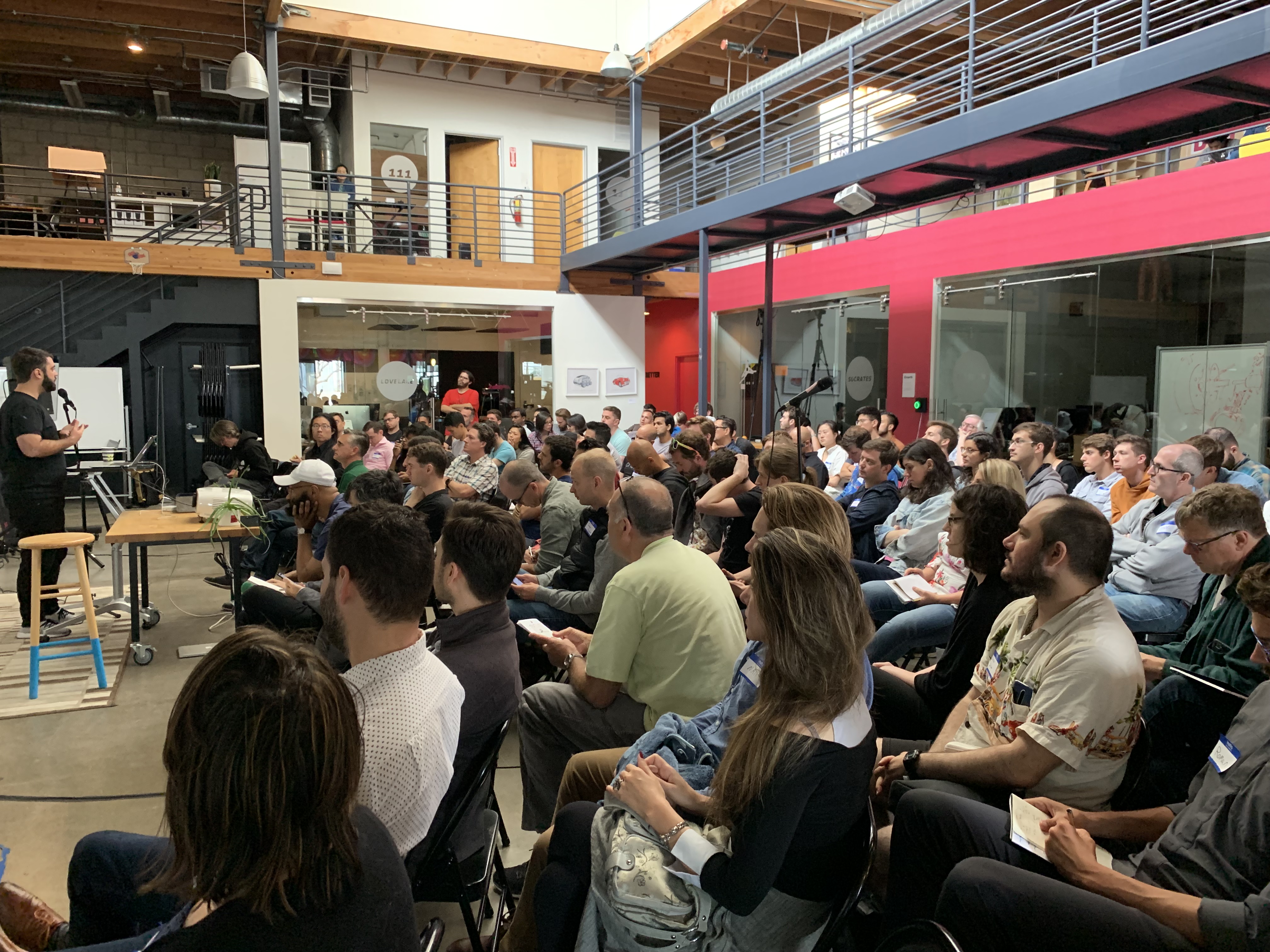 Refactor Camp 2019 packed audience, second day