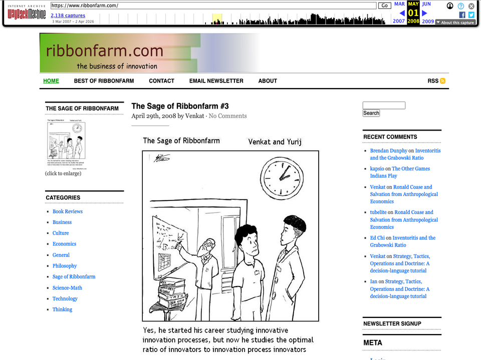 Ribbonfarm, May 2008